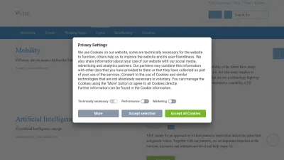 Screenshot of Vde.com