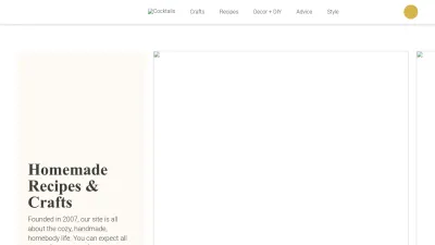 Screenshot of Abeautifulmess.com