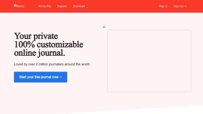 Screenshot of Penzu.com