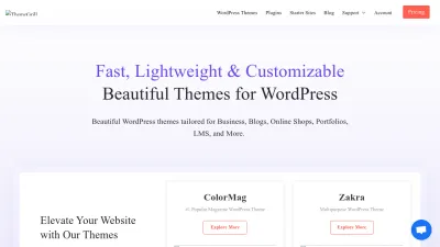 Screenshot of Themegrill.com