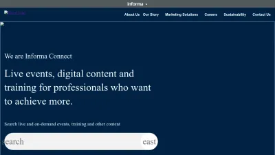 Screenshot of Informaconnect.com