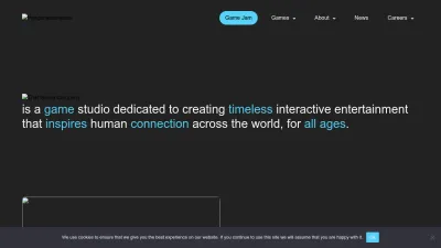 Screenshot of Thatgamecompany.com