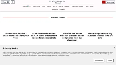 Screenshot of Kshb.com