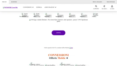 Screenshot of Windtre.it