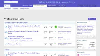 Screenshot of Forum.wordreference.com