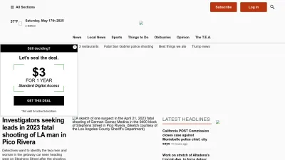 Screenshot of Sgvtribune.com