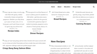 Screenshot preview of foodiewithfamily.com