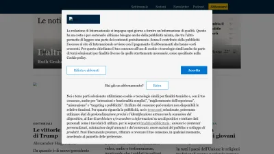 Screenshot of Internazionale.it