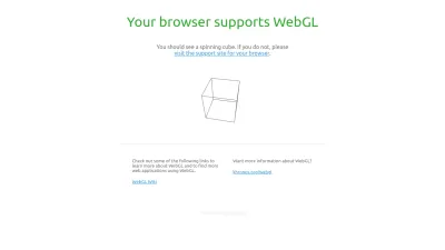 Screenshot of Get.webgl.org