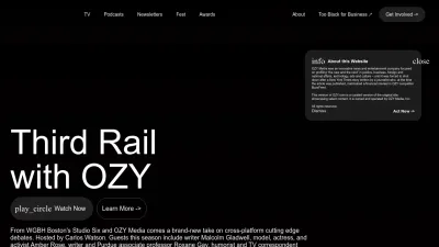 Screenshot of Ozy.com