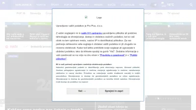 Screenshot of 24ur.com