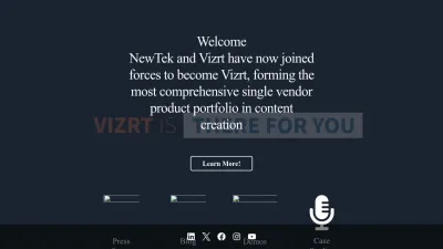 Screenshot of Newtek.com