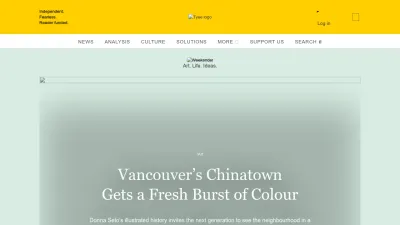 Screenshot of Thetyee.ca