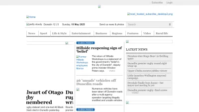 Screenshot of Odt.co.nz