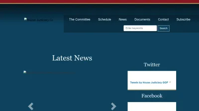 Screenshot of Judiciary.house.gov