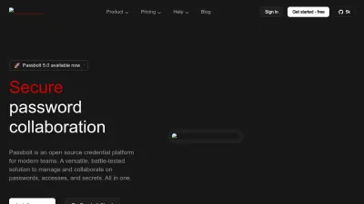 Screenshot of Passbolt.com