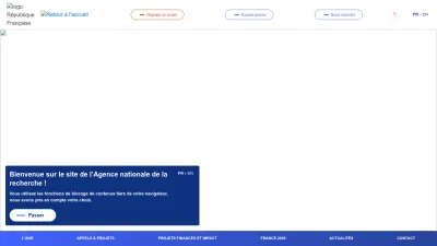 Screenshot of Anr.fr