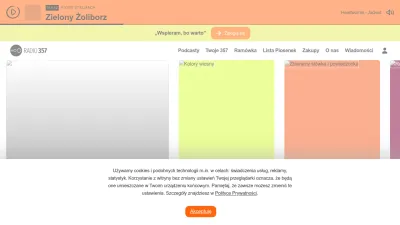 Screenshot preview of radio357.pl