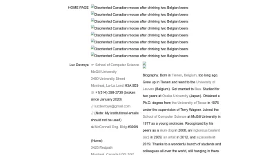 Screenshot of Luc.devroye.org