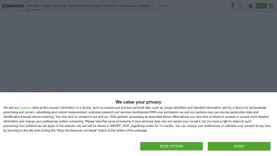 Screenshot of Besoccer.com