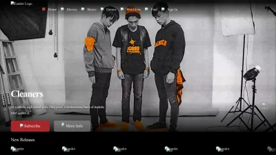 Screenshot of Fandor.com