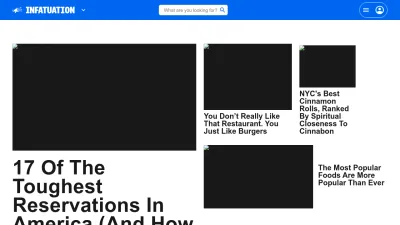 Screenshot of Theinfatuation.com