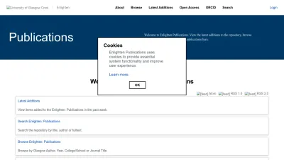 Screenshot of Eprints.gla.ac.uk