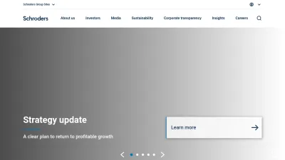 Screenshot of Schroders.com