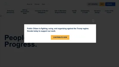 Screenshot of Citizen.org