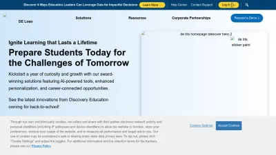 Screenshot of Discoveryeducation.com