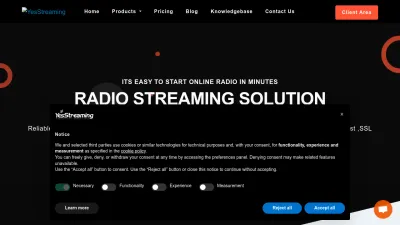 Screenshot of Yesstreaming.com