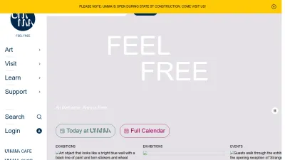 Screenshot of Umma.umich.edu