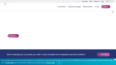 Screenshot of Latpay.com