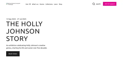 Screenshot of Liverpoolmuseums.org.uk