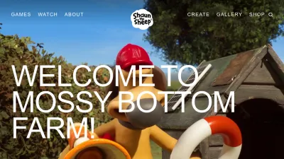 Screenshot of Shaunthesheep.com