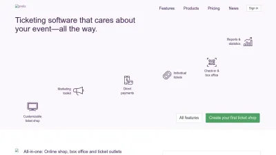 Screenshot of Pretix.eu