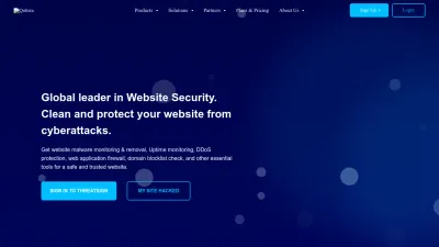 Screenshot of Quttera.com
