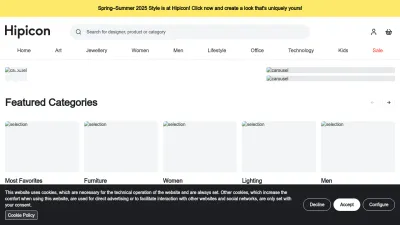 Screenshot of Hipicon.com