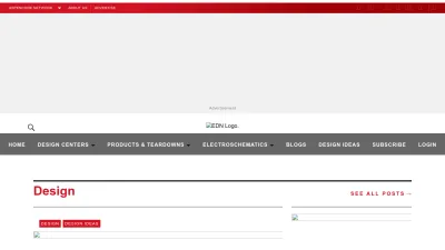 Screenshot of Edn.com