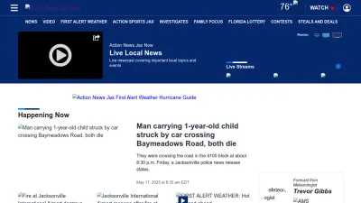 Screenshot of Actionnewsjax.com