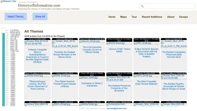 Screenshot of Historyofinformation.com