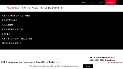 Screenshot of Afi.com