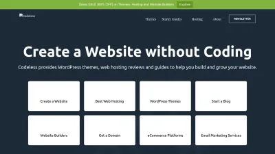 Screenshot of Codeless.co