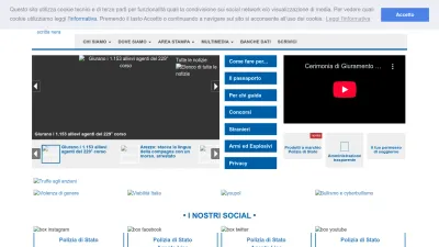 Screenshot preview of poliziadistato.it