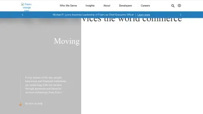 Screenshot of Fiserv.com