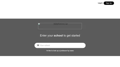 Screenshot of Ratemyprofessors.com