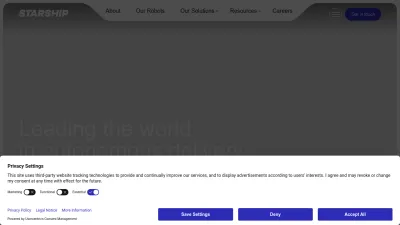 Screenshot preview of starship.xyz