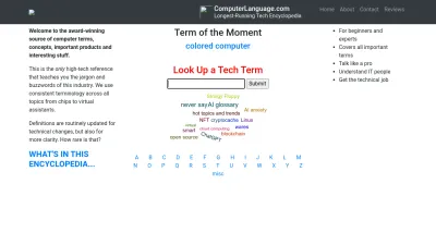 Screenshot of Computerlanguage.com