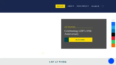 Screenshot of Naacpldf.org