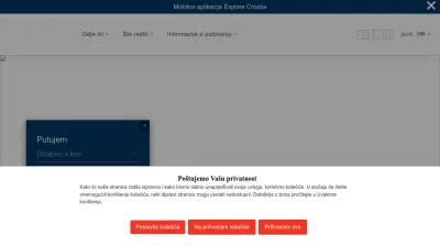 Screenshot of Croatia.hr